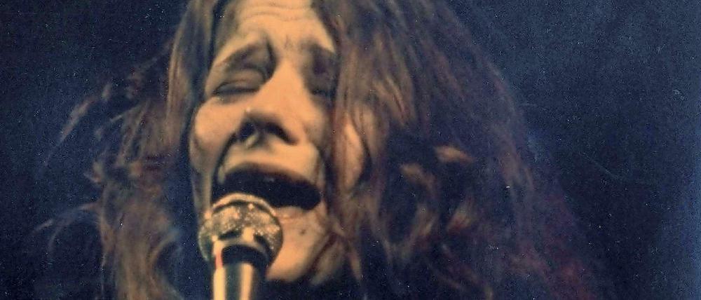 Die Sängerin Janis Joplin (1943-1970).