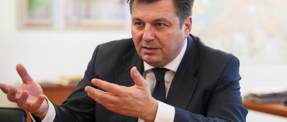 Muss sich rechtfertigen. Andreas Geisel (SPD), Senator für Stadtentwicklung, Bauen und Umwelt.