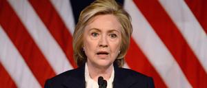 Hillary Clinton bei einer Rede in New York im Jahr 2015.