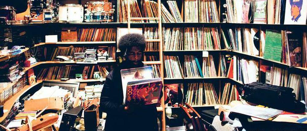 Der amerikanische Musiker Ahmir "Questlove" Thompson porträtiert für den "Dust & Groove"-Bildband von Eilon Paz.