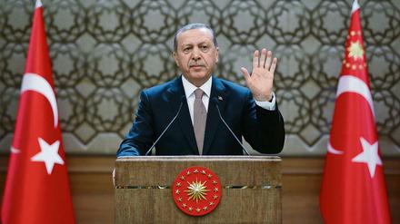 Der türkische Präsident Recep Tayyip Erdogan