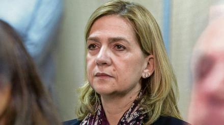 Prinzessin Cristina vor Gericht. 