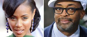 Schauspielerin Jada Pinkett Smith und Spike Lee protestieren gegen die Oscarnominierungen.