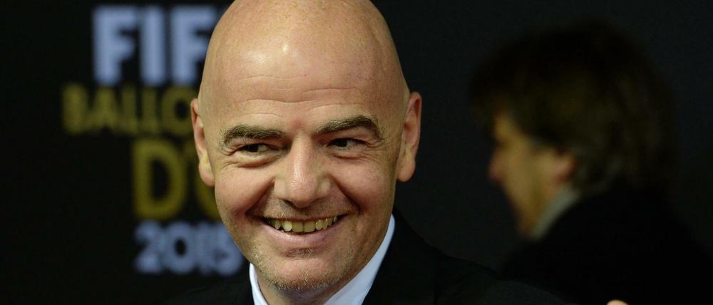 Fifa-Präsidentschaftskandidat Gianni Infantino freut sich über jede Unterstützung. 