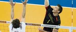 Volleyball-Länderspiel in der Schmelinghalle. Top-Ereignisse gehören zur Sportstadt.