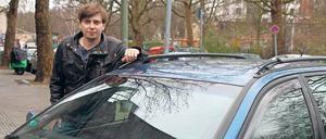 Der Volvo V40, Baujahr 1998. Und unser Autor, dem die Trennung immer schwerer fällt.