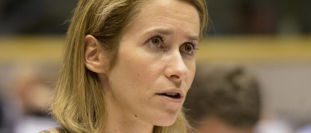 Die estnische EU-Abgeordnete Kaja Kallas gehört der liberalen Fraktion in Straßburg an.