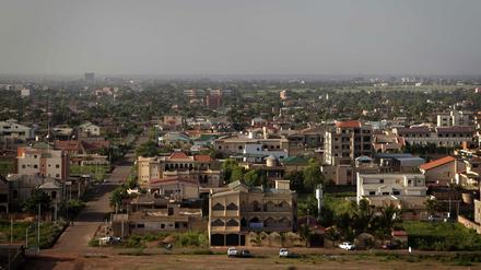 Die Hauptstadt Ouagadougou von Burkina Faso 