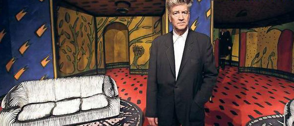 Künstliche Welten in Brühl. David Lynch 2009 in seiner eigenen Rauminstallation. 