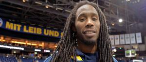 Albas Neuverpflichtung Robert Lowery am Dienstagabend in der Halle gegen Saloniki.