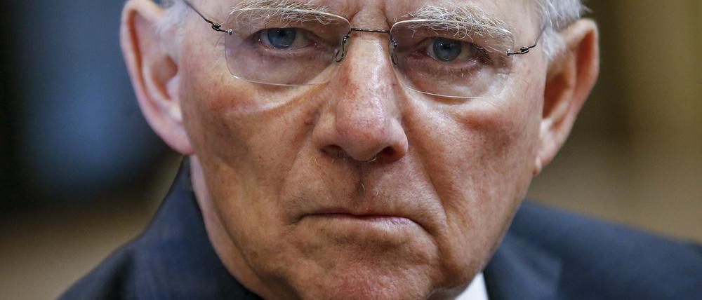 Bundesfinanzminister Wolfgang Schäuble (CDU).