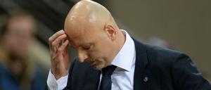 Berlins Trainer Sasa Obradovic würde gerne mal wieder einen Sieg bejubeln.