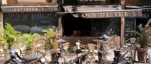 Das Café Cappuccino in Ouagadougou nach dem Anschlag vom Samstag. 