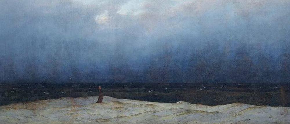 Alle Farben Blau: Caspar David Friedrichs "Mönch am Meer" leuchtet wieder.