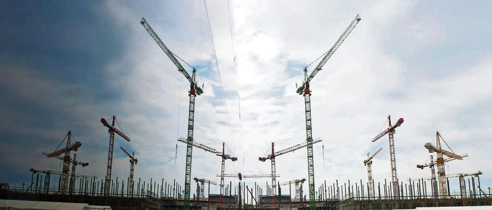 Berlin, eine einzige Baustelle.