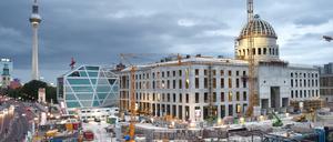 Umstrittene Großbaustelle: der Neubau des Berliner Stadtschlosses.