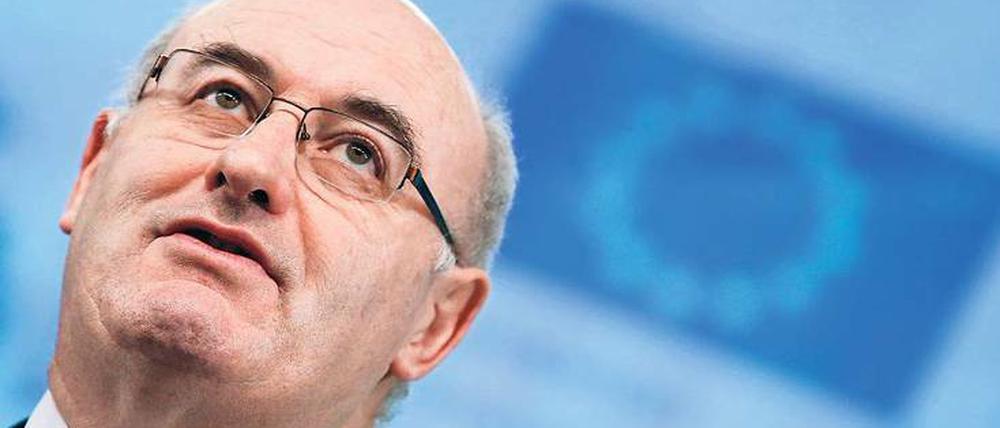 Umstritten. EU-Agrarkommissar Phil Hogan will eine Expertenkommission einsetzen, die Landwirten eine bessere Marktposition verschaffen soll.