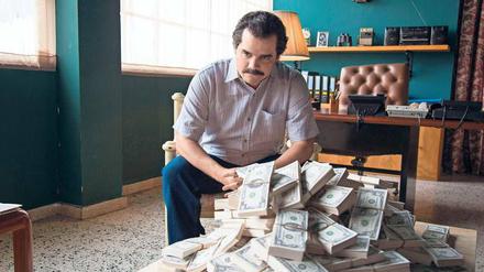 Exklusiv. Die Serie „Narcos“ erzählt vom Aufstieg des Drogenbarons Pablo Escobar (Wagner Moura). 2016 will der VoD-Dienst Netflix noch mehr eigene Inhalte produzieren.