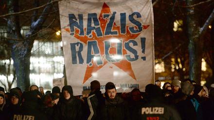 In Potsdam findet zum zweiten Mal eine Pegida-Demonstration statt. 