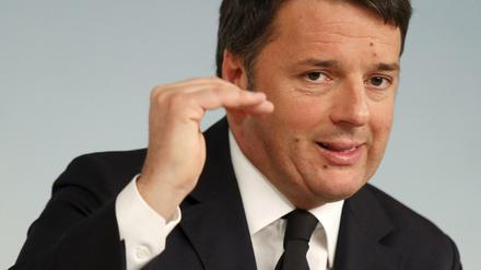 Italiens Premierminister Matteo Renzi. 