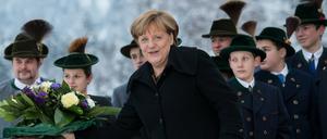 Willkommen in Kreuth. Angela Merkel war wieder bei der CSU.