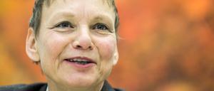 Sabine Kunst spricht am 19.01.2016 in der Humboldt Universität in Berlin. Das Konzil der Humboldt Universität wählte Brandenburgs Wissenschaftsministerin Sabine Kunst (SPD) als Nachfolgerin des bisherigen Präsidenten Olbertz. 