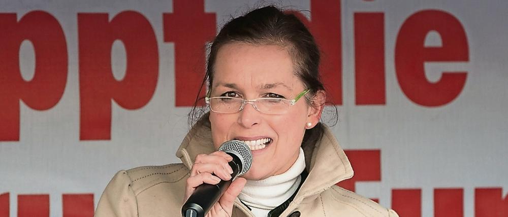 Pegida-Anführerin Tatjana Festerling