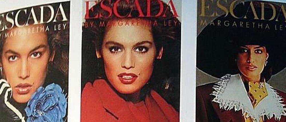 So bunt waren die Achtziger. Escada-Titel, fotografiert am Berliner Salon.
