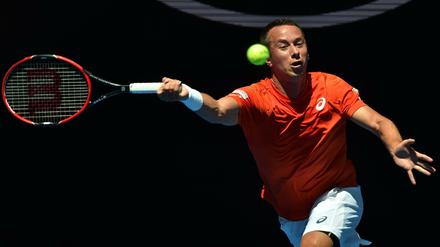 Philipp Kohlschreiber erreichte selten die Bälle von Kei Nishikori.