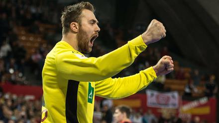Jaaaaa! Der deutsche Nationaltorwart Andreas Wolff.