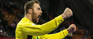 Jaaaaa! Der deutsche Nationaltorwart Andreas Wolff.