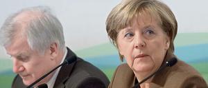 „Ungeheuer belastet“: Horst Seehofer sieht sein Vertrauensverhältnis zu Angela Merkel gestört.