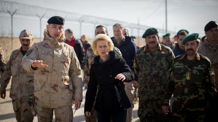 Ursula von der Leyen, hier bei einem Besuch in Afghanistan, sorgt sich um Libyen.