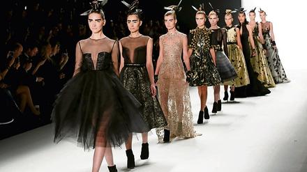 Wir gehen dann mal. Irene Luft am letzten Tag der Fashion Week von Berlin.