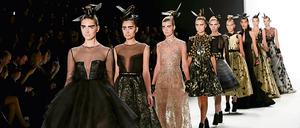 Wir gehen dann mal. Irene Luft am letzten Tag der Fashion Week von Berlin.