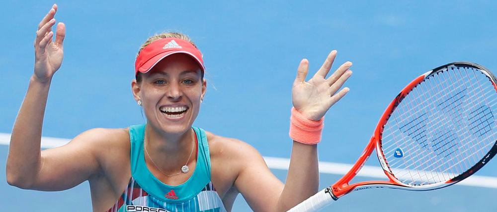 Angelique Kerber hat mit einem Sieg gegen Victoria Azarenka das Halbfinale der Australian Open erreicht.