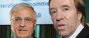 DFB-Präsident Theo Zwanziger (l.) und Fußball-Idol Günter Netzer.