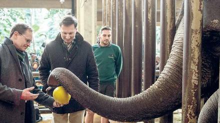 Michael Müller im Tierpark