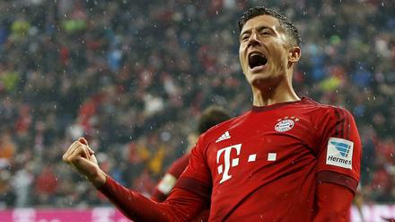 Robert Lewandowski war gegen Hoffenheim treffsicher wie eh und je.