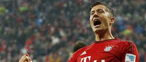 Robert Lewandowski war gegen Hoffenheim treffsicher wie eh und je.