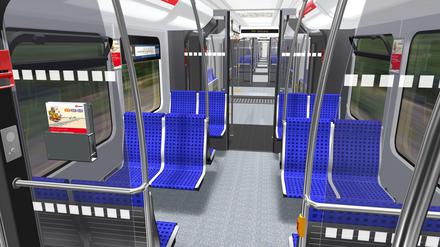 Nicht im Bild, aber ebenfalls neu: Die komplette S-Bahn wird - endlich - klimatisiert sein.