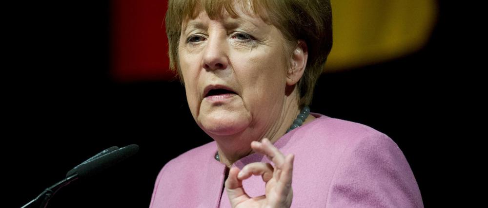 Bundeskanzlerin Angela Merkel (CDU).