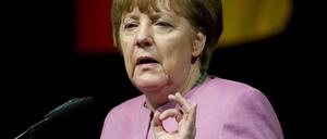 Bundeskanzlerin Angela Merkel (CDU). 