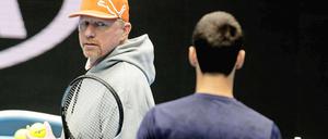 Boris Beckers Schützling Novak Djokovic trifft am Donnerstag auf Roger Federer.