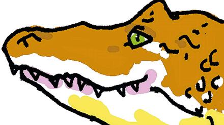 Gefährlich: Hechtalligator.