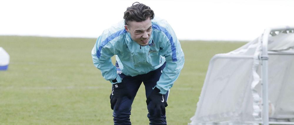 Yanni Regäsel hat Hertha BSC in Richtung Frankfurt verlassen.