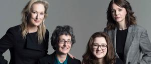 Meryl Streep, Helen Pankhurst, deren Tochter Lara und Carey Mulligan, die Hauptdarstellerin in "Suffragette".