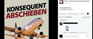 Das Plakat der NPD Rheinland-Pfalz erheitert die Sozialen Netzwerke.