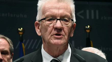 Winfried Kretschmann, Ministerpräsident von Baden-Württemberg, unterstützt Angela Merkels Linie in der Flüchtlingspolitik.