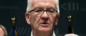 Winfried Kretschmann, Ministerpräsident von Baden-Württemberg, unterstützt Angela Merkels Linie in der Flüchtlingspolitik.